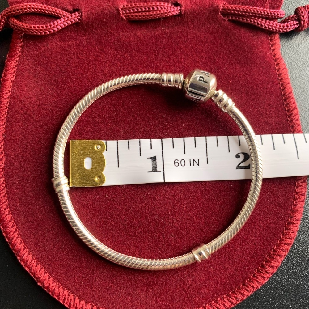 Pandora Silver Snake Chain Bracelet - Picture 2 of 4